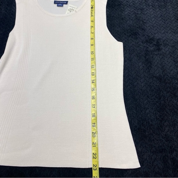 Ann Taylor Silk Cream Colored Shell - Picture 11 of 14
